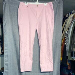 Talbots Soft Pink Cropped Jeans
